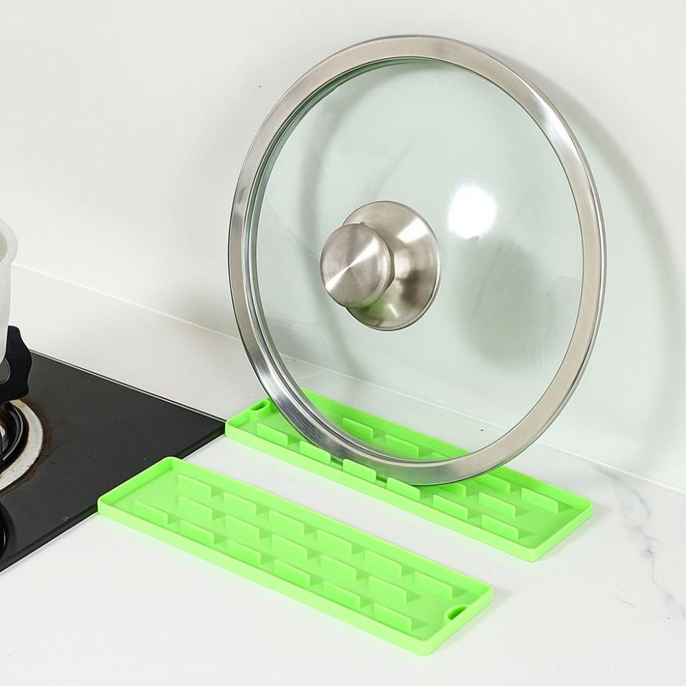 3pcs Flexible Silicone Mat Organizer Heat-Resistant Non Slip Mat Draining Rack Countertop