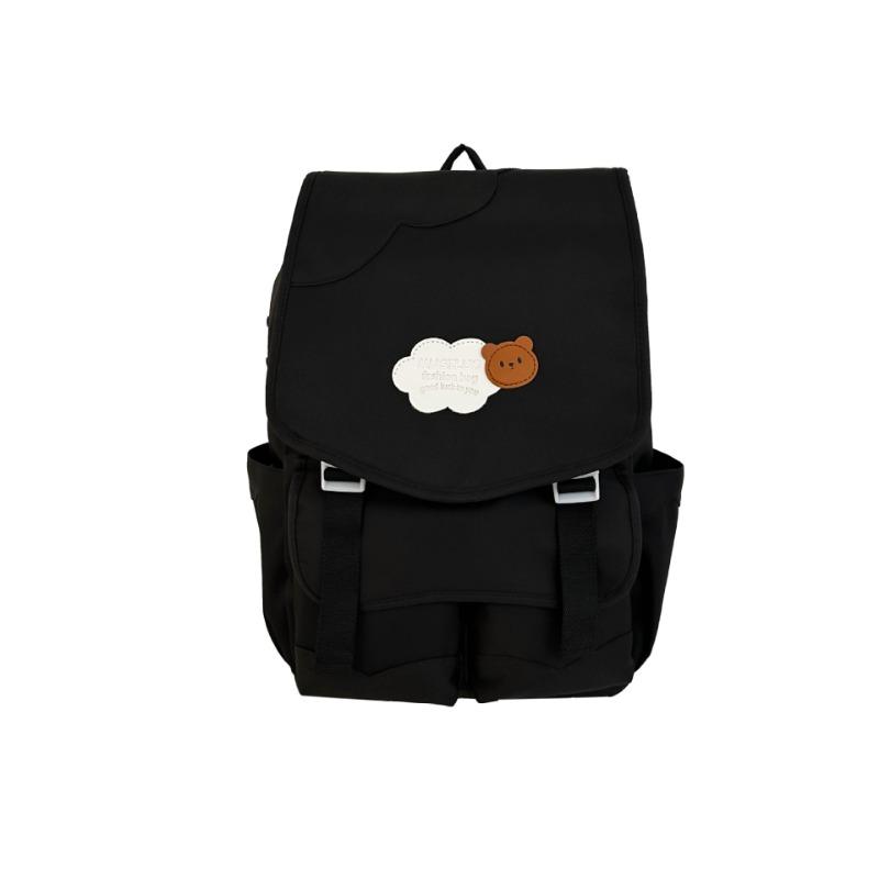 High Value Dopamine Cute Schoolbag Female Middle and High School Students Contrasting Colors Large Capacity Backpack Niche Design Backpack