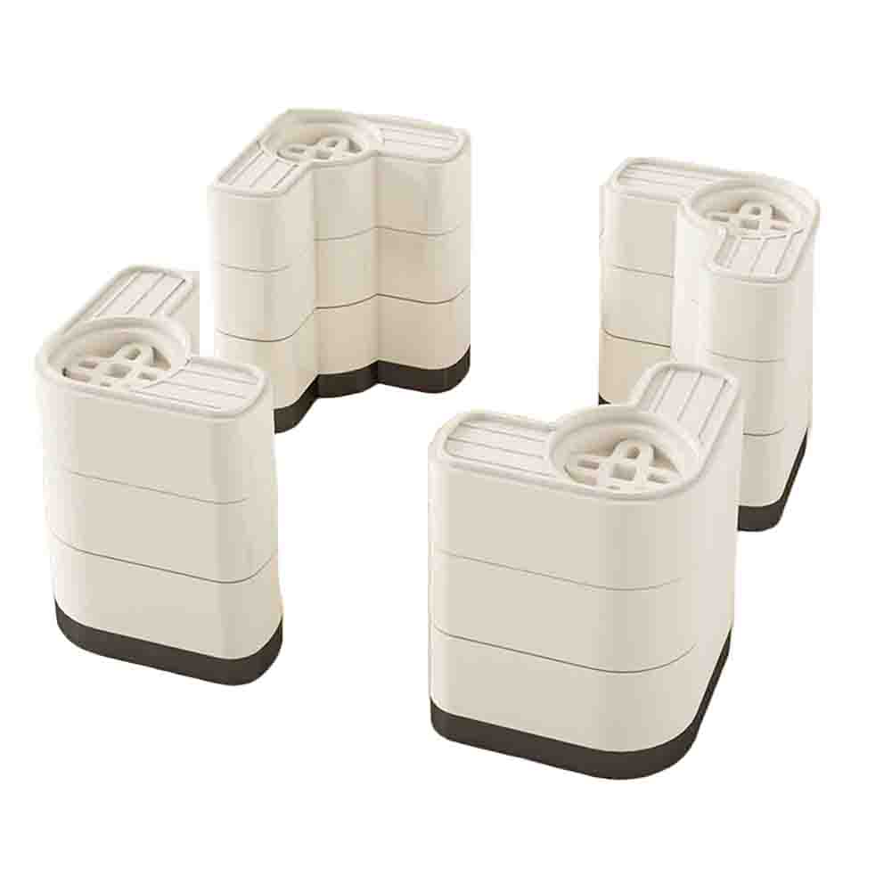 Waschmaschinenfußpolster Basis Höhe Ständer Verstellbar Leise Rutschfest Antivibration Basis Kühlschrank Feste Stützständer