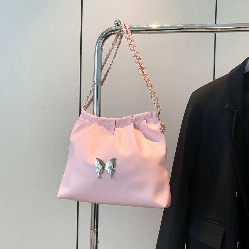 Trendy Street Style Pu Shoulder Bag For Women 2024 Summer With Bow Detail