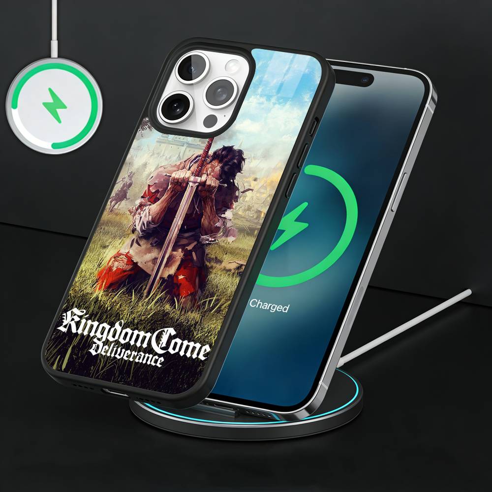 KCD K-Kingdom Come Deliverance 2 Phone Case For iPhone17,16,15,14,13 Plus,Pro Max Magnetic For Magsafe Wireless Charging