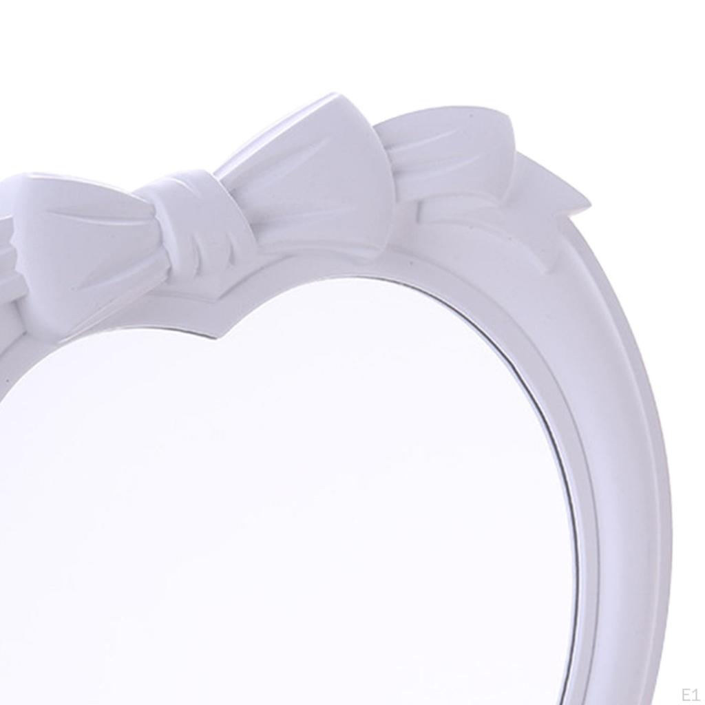 Heart Makeup Mirror Bedroom Tabletop Vanity Mirror, Perfect Size, Durable