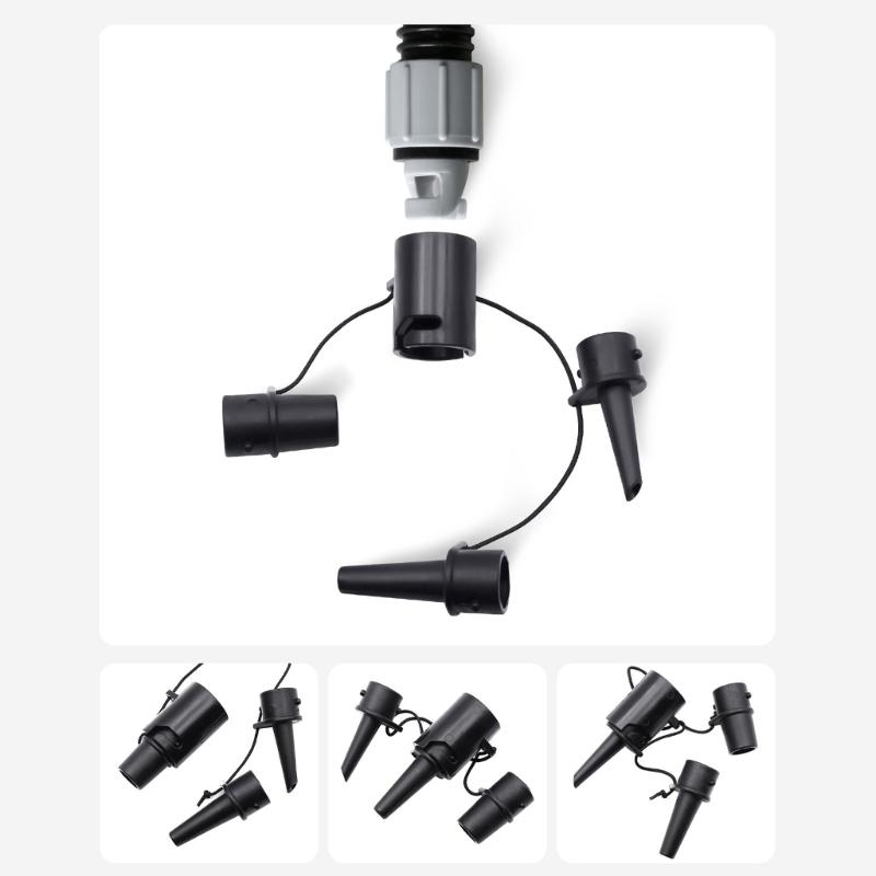 Paddleboard Pumps Adapter Inflatable Boats Air Pumps Converter Replacement Air Valves Adaptor with Air Nozzle Nozzle