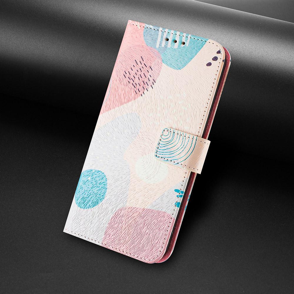 Coloured Drawing Wallet Case for Tecno Spark Go 3 2 1 1s Pop 10 9 10c Pova Neo 3 2 Slim Luxury Stand Card Slots Flip Phone Cover