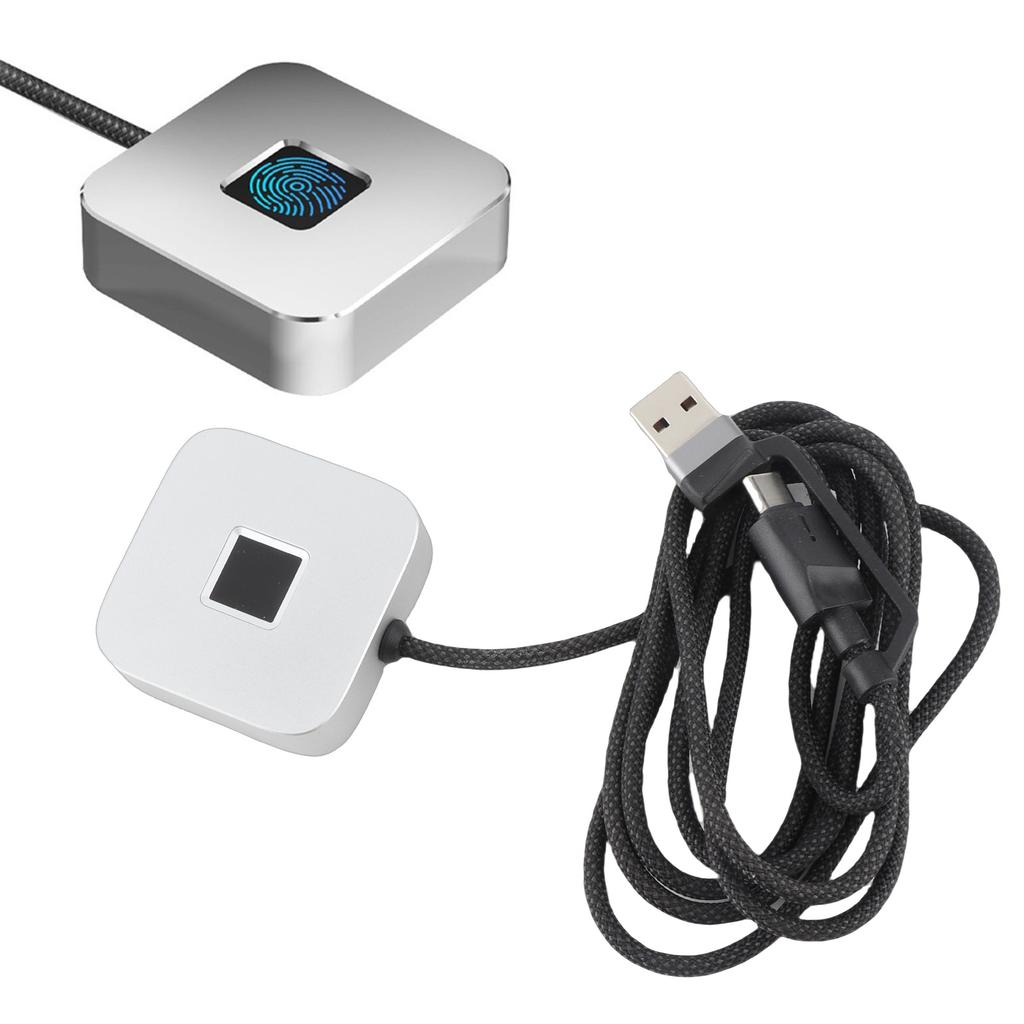 USB Fingerprint Reader for PC 360 Degree Touch Fast Recognition Biometric Fingerprint Scanner Dongle Support for   10 11 Hello