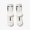 Freeze Pattern Quarter Socks Off White