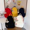 Schoolbag Korean version of simple large-capacity backpack female high school college student high value commuter backpack schoolbag junior high 