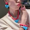 Fashionable Summer Pendant Necklace Simple And Elegant Bracelet Sweet Necklace New Heart-Shaped Jewelry Accessory