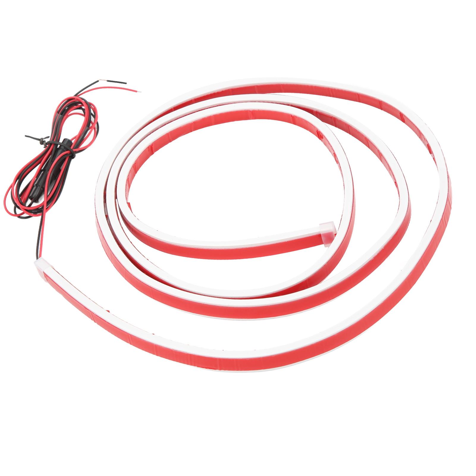 1,8 м Светодиодная лента для капота автомобиля 12 В 5 Вт Высокая яркость Универсальная Водонепроницаемая Наружная Светодиодная лента для Переднего Капота