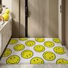 Simple Smiley Face Mat Entry Door Dirty Ins Home Porch Non-slip Mat Silk Ring Sand Dust Removal Mat