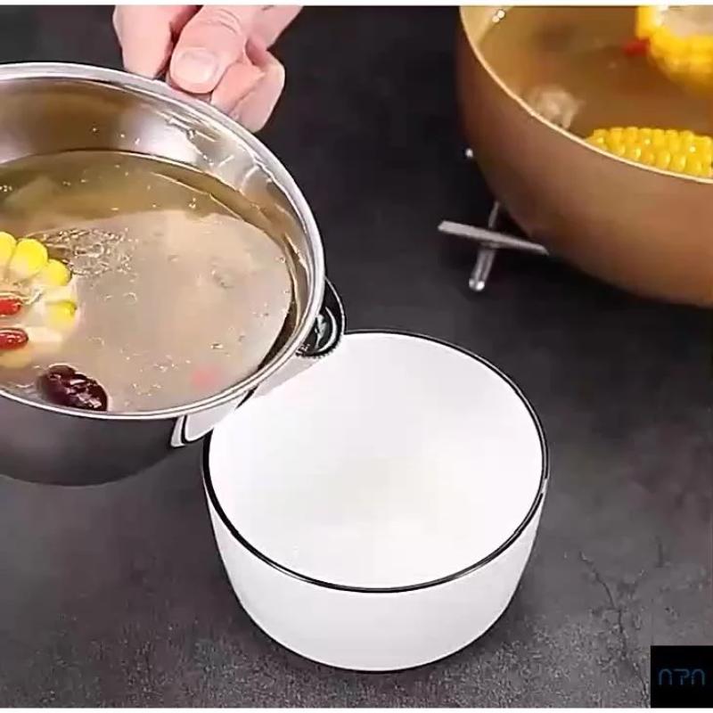 201 Stainless Steel Oil Filter Spoon Grease Filter Hot Pot Colander Household Soup Spoon Stainless Steel Oil Separator Spoon