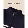 French Arielle De Pinto Boys' Knitwear Autumn and Winter Korean Style Casual Stripesd Cardigan Boys' Sweater
