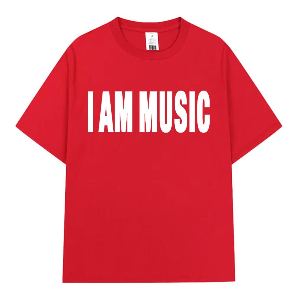 Rapper Playboi Carti Same Style I AM MUSIC Print T-shirts Men Women Opium T Shirts Cotton Oversized T Shirt Tops