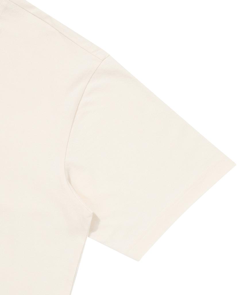 Syupeodeulai Core Mono Logo T-Shirt Cream