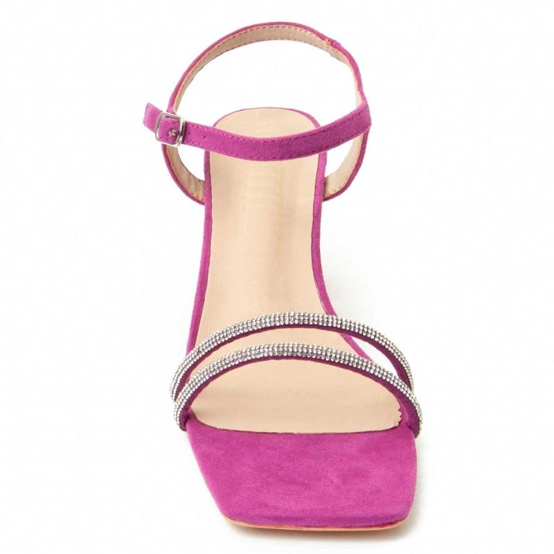 Sandalia Con Tacón Para Mujer.  Montevita  Sanndarey10  90523
