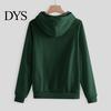 Women Casual Sports Suit 2 Pcs/Set Hoodie Pants Solid Color Plush Long Sleeves Thick Kangaroo Pocket And Leggings Top Elastic Waist Ankle-banded