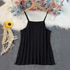 Damen Waffelstrick Tanktop Knopfleiste Ärmellos Lässig Sommer Bluse Leichtes Weiches Gewebe