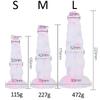 Small Twist Color Granules Jelly Fluorescent Glow-in-the-dark Penis Spiral Anal Plug Sm Sex Toys