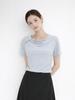 TVIEW Hold Drape Cut T-Shirt_V6B-Cts006