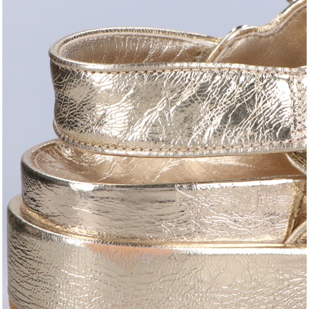 Tory Burch 158952 Kira Sport Sandals shoes 7 1/2 Spark GoldUsed