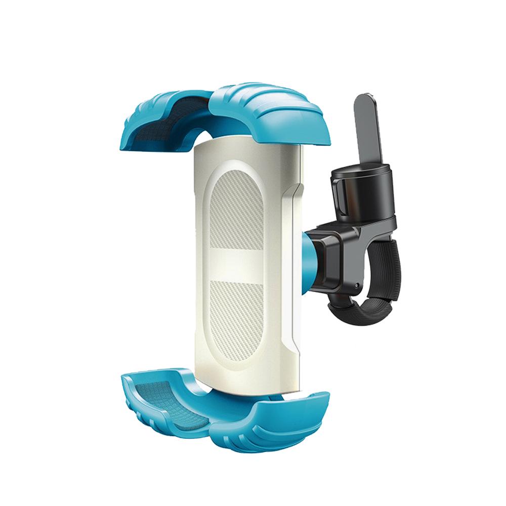 Mountain Bike Phone Holder, Anti-Shock 360° Rotation Bicycle Handlebar Mount for iPhone Samsung - Winter Cycling Essential Gift