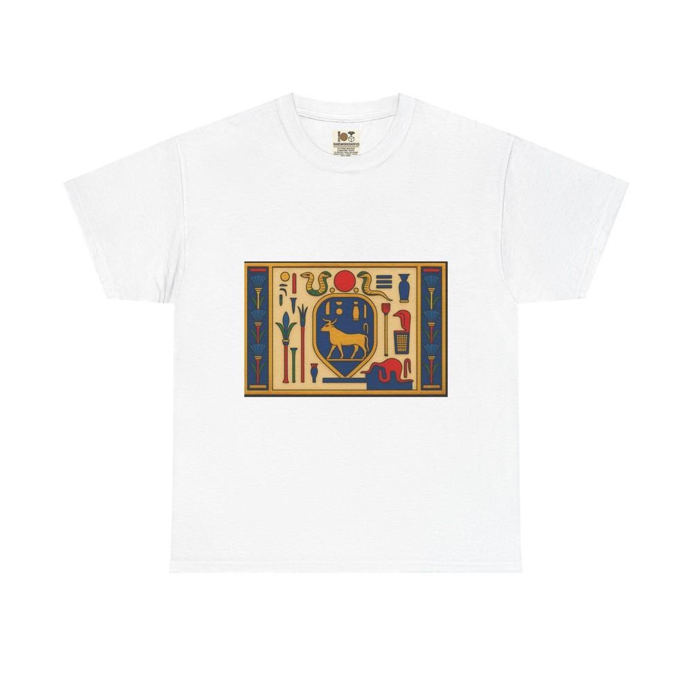 

Egyptian Hieroglyphs Unisex Graphic Tee, Casual Wear, Gift Idea, Unique Shirt M