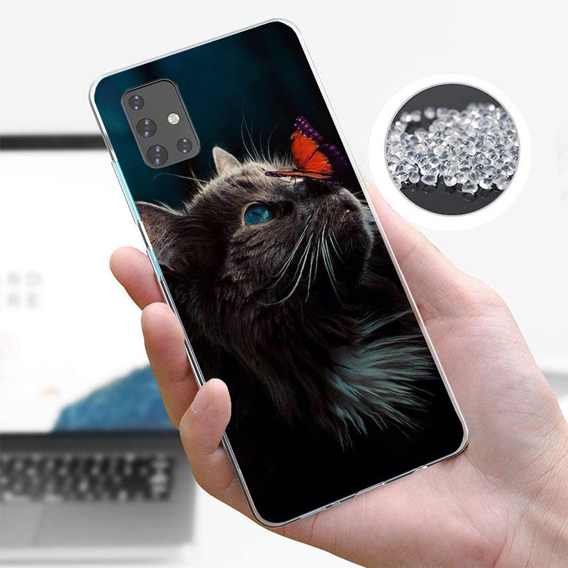 Cool Animal Big Cat Tiger Phone Case For Samsung Galaxy A52 A32 A22 A12 A51 A31 A50S A30S A20S A10S Note 20 Ultra 10 Plus S10 A7
