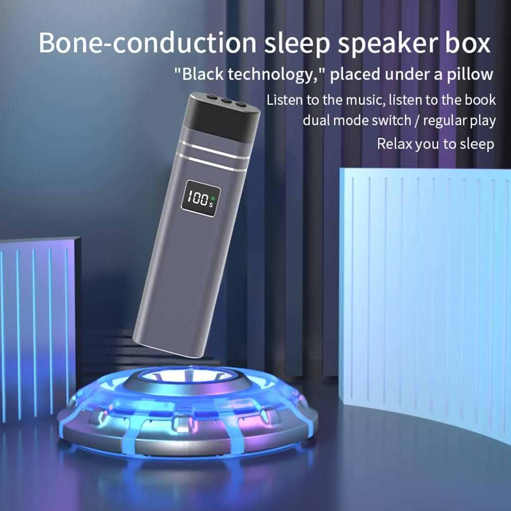 QY08 Bone Conduction Speaker Bluetooth-Compatible Sleep Aid Mini Wireless Audio Device for Bedroom/Dorm/Office
