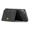 For Samsung Galaxy S21 5G JEEHOOD Retro Magnetic Detachable Protective Case with Wallet & Card Slot & Holder