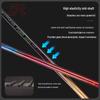 Ultra-light full carbon fiber badminton racket with high elasticity for college students.