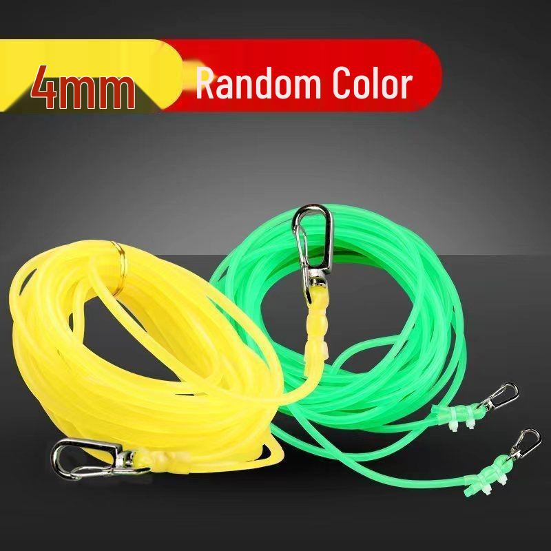 

Retractable Reinforced Elastic Fishing Lanyard with Snap Hook - Anti-Lost Rope for Outdoor Fishing Random Color