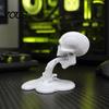 Dark Niche Atmosphere Decor 3D Printed Skull Water Flow Ornament, Creative Statue with Long-lasting Figure Stable Base, Compact Gothic Decoration,