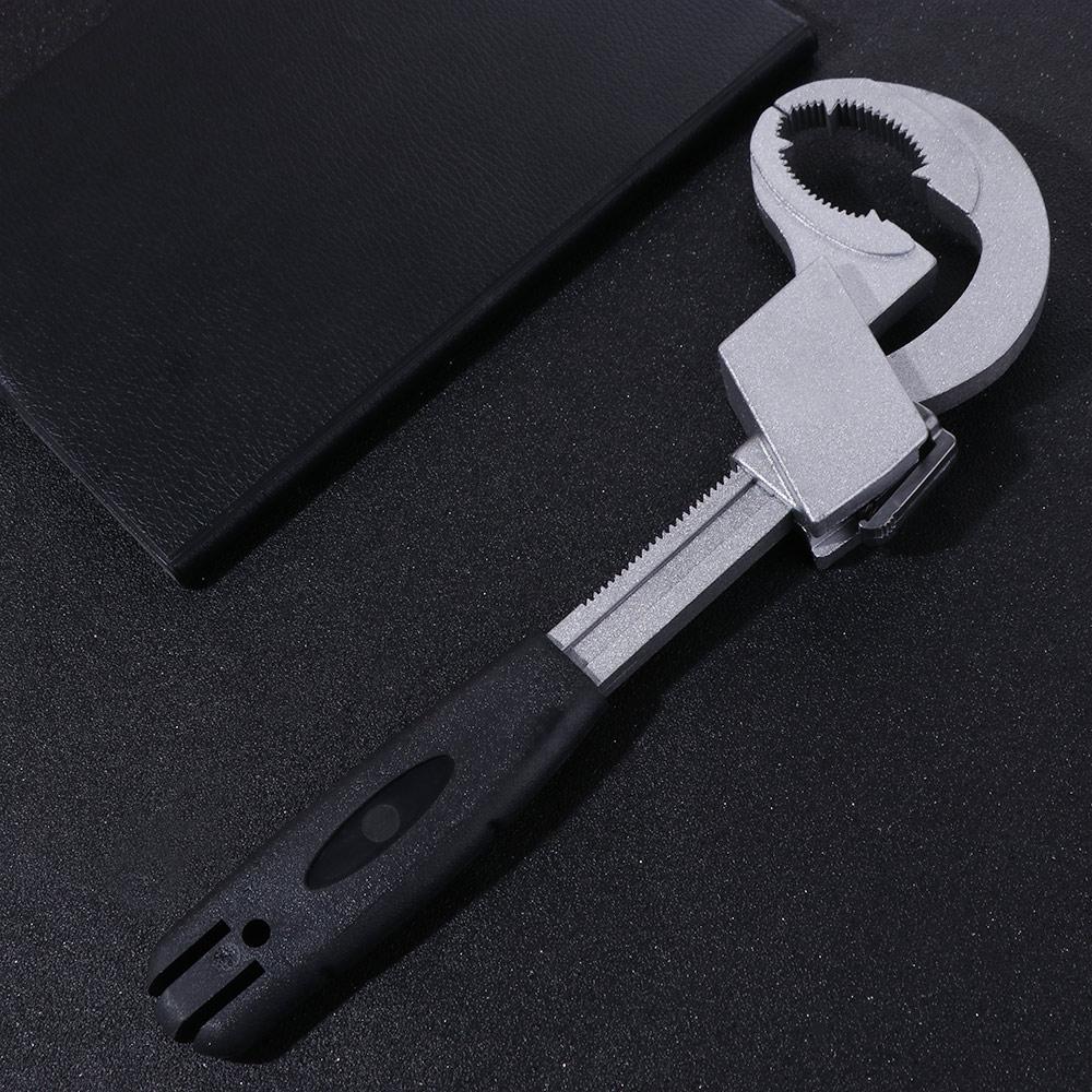 80mm Large Opening Adjustable Faucet Wrench Sink Plumbers Wrench  Plumbing Repair Tools