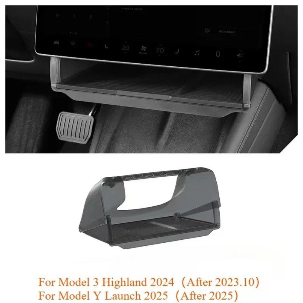 Faltbarer Zentralsteuerungs-Aufbewahrungs-Organizer für Tesla Model Y/3+ Highland Autoinnenraum