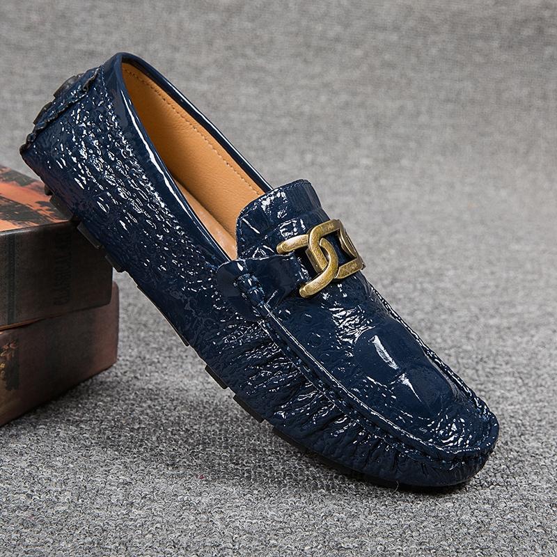 Fashion New Male Shoes Male Outdoor Footwear Men All-match Loafers Pu Leather Fashion Club Shoes Men Luxury Brand Men's Slip On Flats