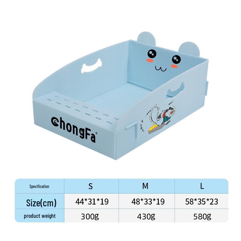 Super Large Foldable Disposable Cat Litter Box - Leak-Proof Outdoor Travel Toilet