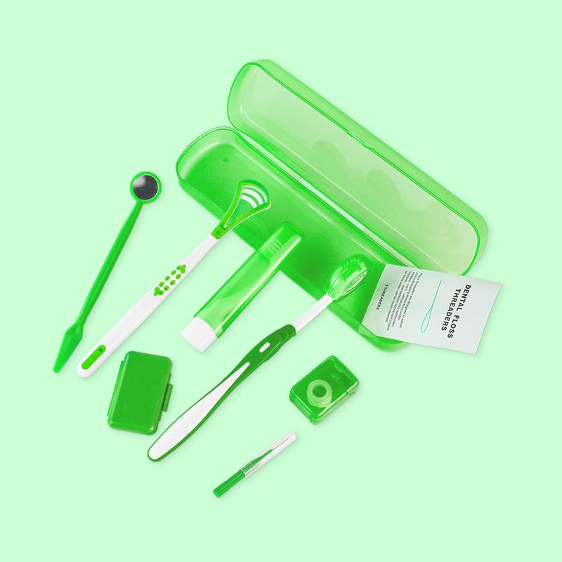 

Профессиональный набор для чистки брекетов 8-в-1 - Ортодонтическая зубная щетка и набор для ухода для глубокой чистки