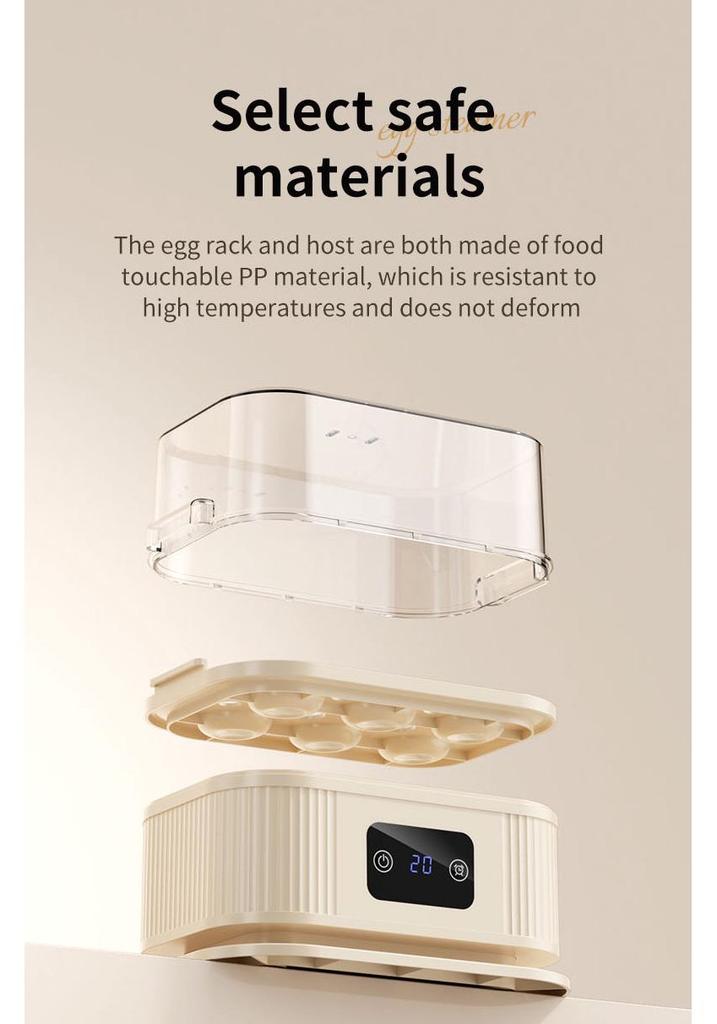 Multi-functional Egg Boiler for Dorms: Steamed Egg & Fish Cooker