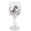Decorative Octopus Cup Sea Life Wine Glass, 3D Ocean Themed Borosilicate Glass Cup, Unique Goblet for Cocktails And Coastal Home Decor Fancy