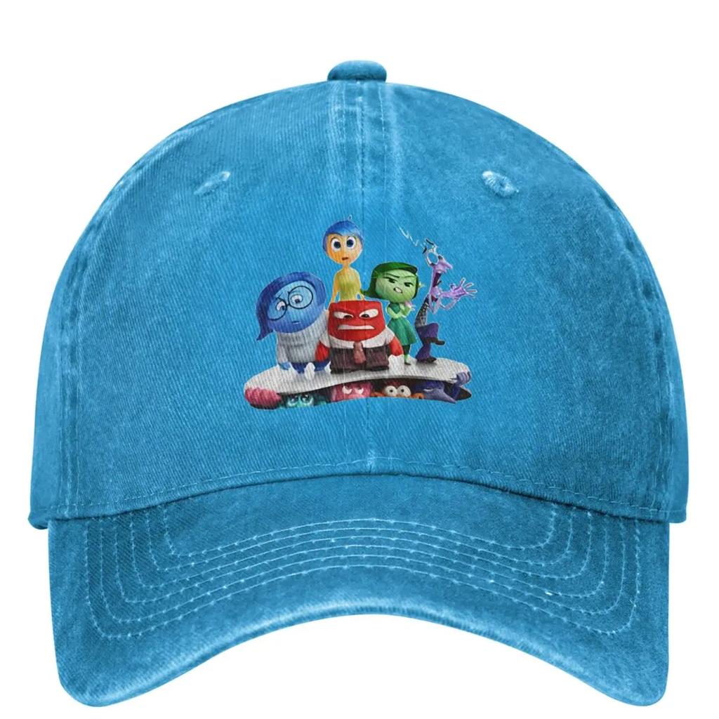Anxiety Inside Out Baseball Cap Outdoor Sports y2k Funny Hip Hop Hats Men Adult Casual Sunscreen Baseball Caps