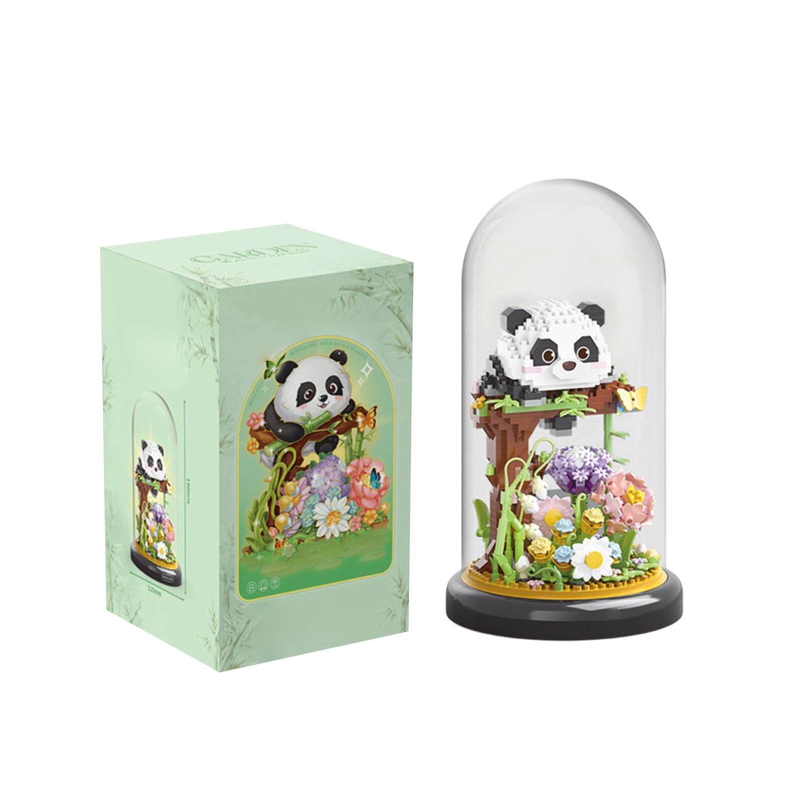 

Garden Series Owl Small Educational Building Block Toy Model Ornament Gift One Size