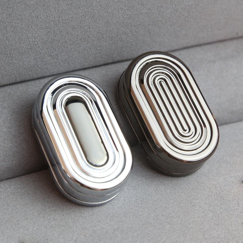 Three-Layer Metal Magnetic Push Slider EDC Fingertip Spinner ADHD Anxiety Stress Relief Toys for Adult Children Gift