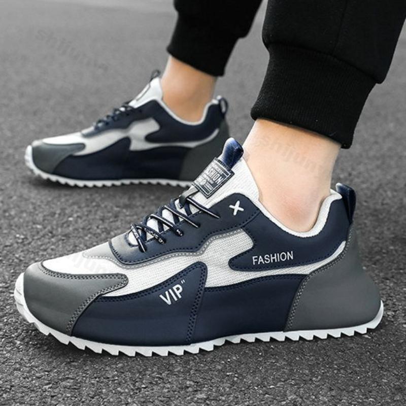 Chunky Men Sneaker Plus Size 45 46 47 48 Sport Shoes Fashion Mesh Breathable Casual Shoes Increased Internal Platform Shoes
