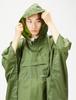 Ganzkörper Outdoor Regenbekleidung Größe F Poncho, Khaki,