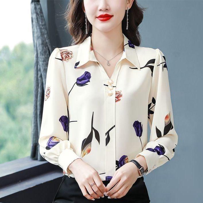Women's Short Sleeve Chiffon Blouse - Summer 2025 Fashion, Stylish and Flattering Belly-Cover Top