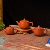 Large, medium and small hand-pulled Zhu clay pot Hanwa purple clay pot brewing teapot tea maker Kung Fu tea set breaking water upside down
