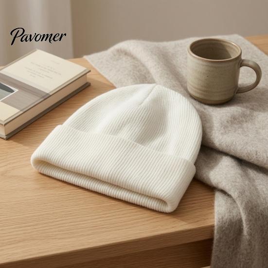 Windproof Knit Cap Knitted Winter Hat, Unisex Thick Thermal Skull Cap, Cozy Fashionable Daily Warm Hat for Men Women Outdoor Hiking Jogging