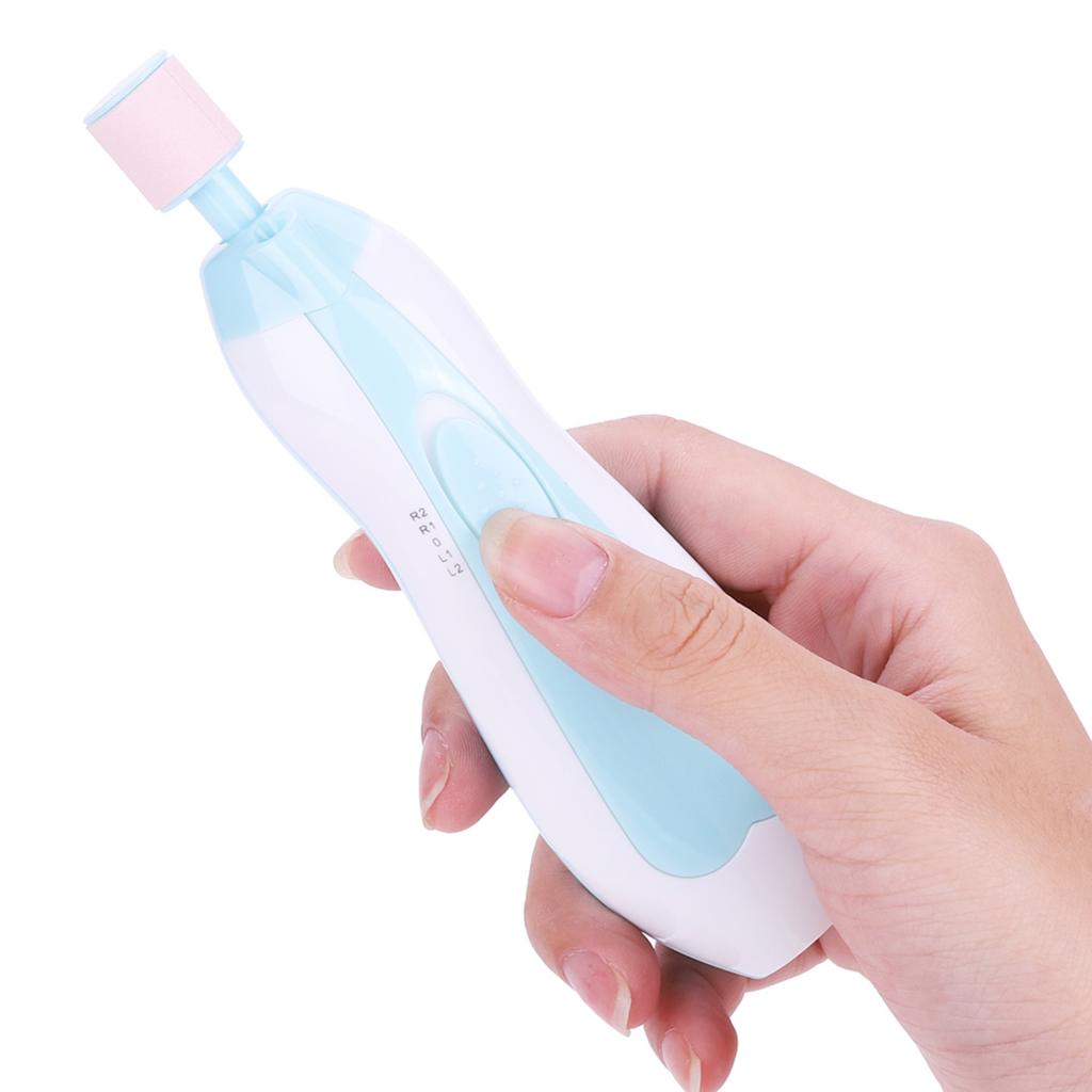 Electric Baby Nail Grooming Trimmer Tool Grinder Clipper for Children Toddlers Pink
