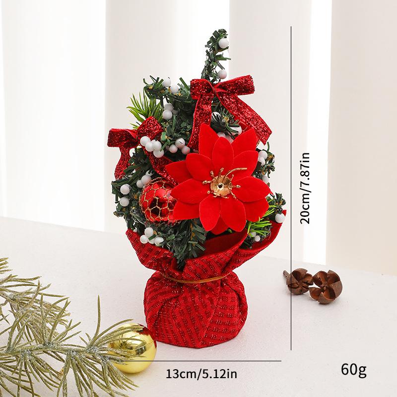 Mini Albero di Natale Articoli Decorativi da Tavolo di Natale Ornamenti per Albero di Natale