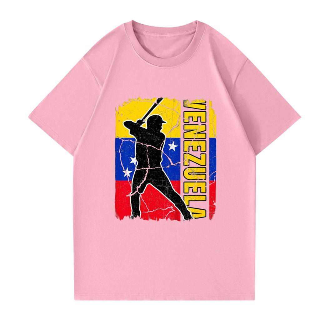 Modisches rundhalsiges lässiges bedrucktes kurzärmeliges T-Shirt Top für Damen und Herren